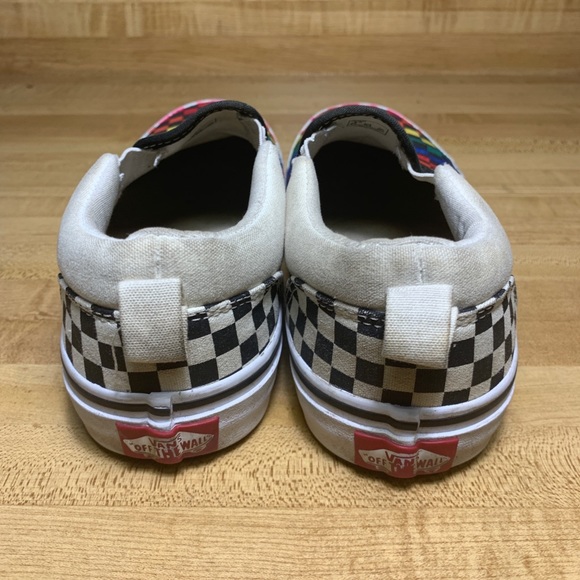 Vans classic slip on shoes checkerboard size 7 - Picture 4 of 7